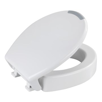 WENKO 25005100-WC sedadlo SECURA 37x44 cm biele/sivé