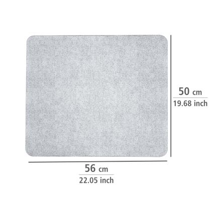 WENKO 2511910800 - Krycia doska 50x56 cm priehľadná/sivá