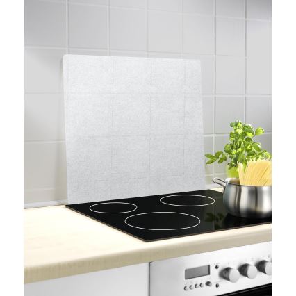 WENKO 2511910800 - Krycia doska 50x56 cm priehľadná/sivá