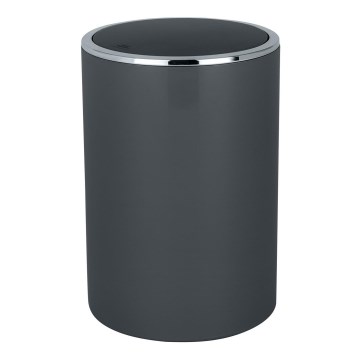 WENKO 25146100 - Kôš INCA 18,5x25,5 cm antracit/lesklý chróm