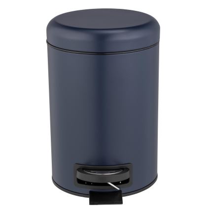 WENKO 25153100 - Odpadkový kôš LEMAN 17x25 cm modrá/čierna