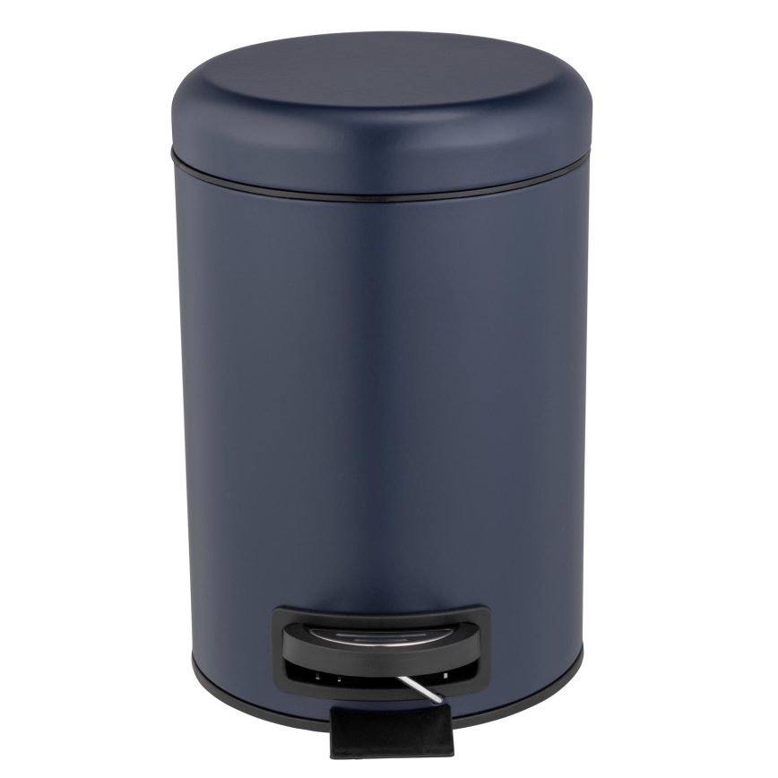 WENKO 25153100 - Odpadkový kôš LEMAN 17x25 cm modrá/čierna