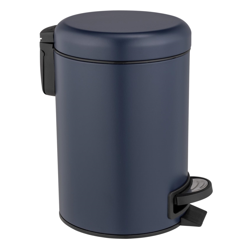 WENKO 25153100 - Odpadkový kôš LEMAN 17x25 cm modrá/čierna