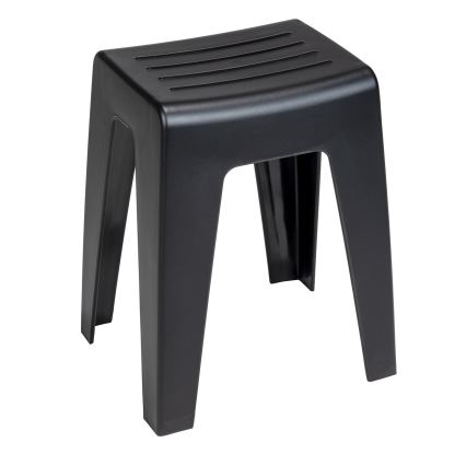 WENKO 25156100 - Stolička KUMBA 38 x 47 cm čierna