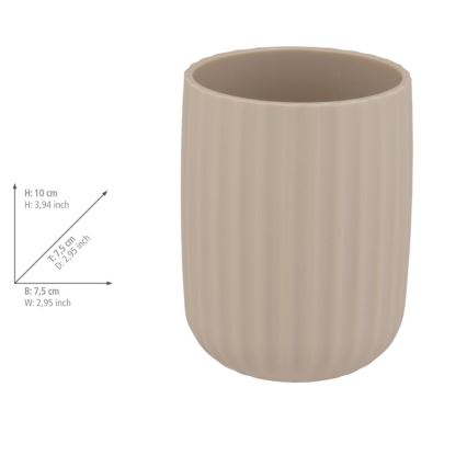 WENKO 25183100 - Kalíšok AGROPOLI 7,5x10 cm béžový