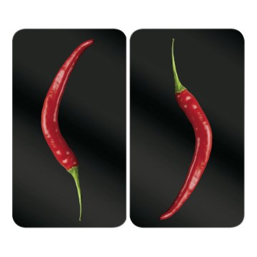 WENKO 2521380100 - Kryt varnej dosky 30x52 cm pestrofarebný/šedý/priehľadný