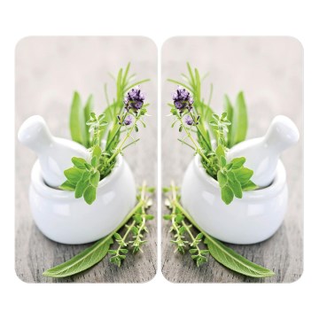 WENKO 2521420100 - Kryt varnej dosky 52x30 cm pestrofarebný/šedý/priehľadný