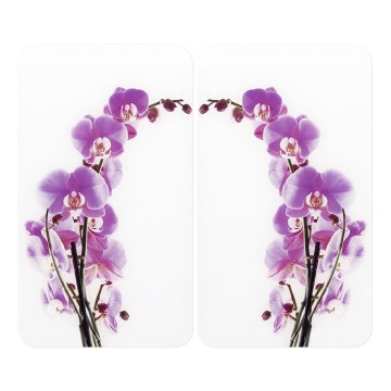 WENKO 2521433500 - Kryt dosky ABDECKPLATTE - motív kvetov a rastlín, 30 x 52 cm, pestrofarebný