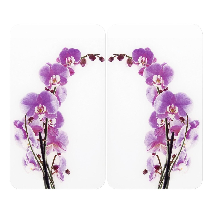 WENKO 2521433500 - Kryt dosky ABDECKPLATTE - motív kvetov a rastlín, 30 x 52 cm, pestrofarebný