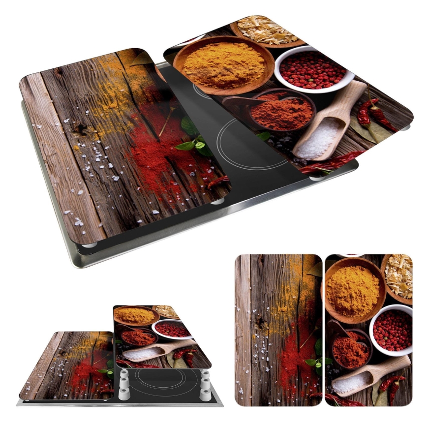 WENKO 2521467100 - Kryt dosky 30x52 cm pestrofarebný/šedý/priehľadný