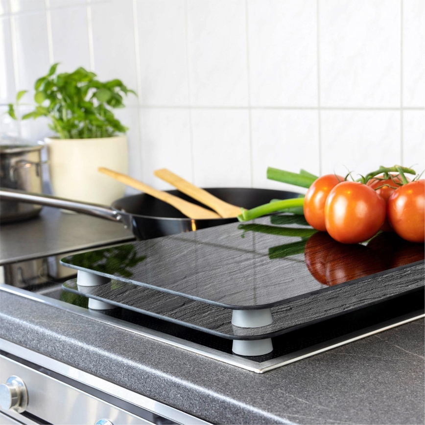 WENKO 2521480100 - Krycia doska 30x52 cm pestrofarebná/šedá/priehľadná