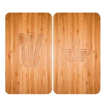 WENKO 2521497100 - Kryt na varnú dosku 52x30 cm pestrofarebný/sivý/priehľadný