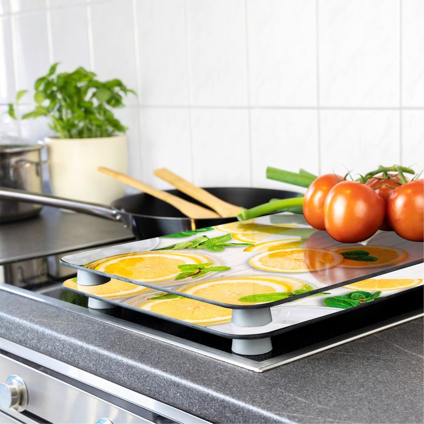 WENKO 2521512500 -Krycia doska ABDECKPLATTE - NA POTRAVINY 30x52 cm pestrofarebná