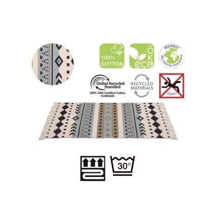 WENKO 25277100 - Predložka z recyklovanej bavlny 80x50 cm, pestrofarebná