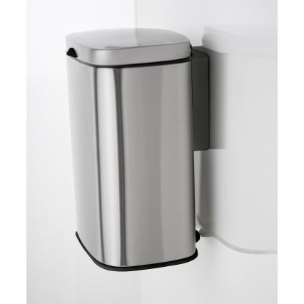 WENKO 25336100 - Kôš SARE 21,5x29,5 cm strieborný