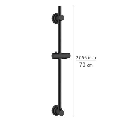 WENKO 25463100 - Sprchová tyč LIBERTÀ 70 cm čierna