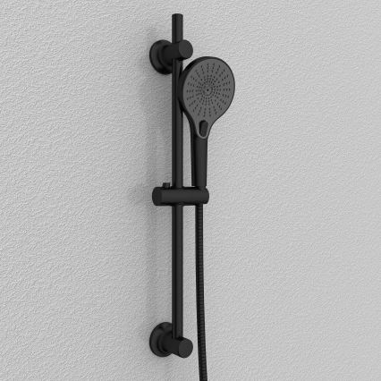 WENKO 25463100 - Sprchová tyč LIBERTÀ 70 cm čierna