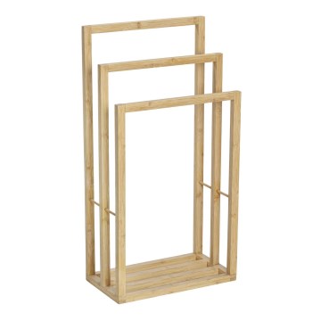 WENKO 25629100 - Stojan na uteráky BAMBUSA 42,5x82 cm hnedá