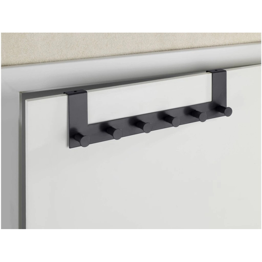 WENKO 25653100 - Vešiak CELANO 39x11 cm čierny