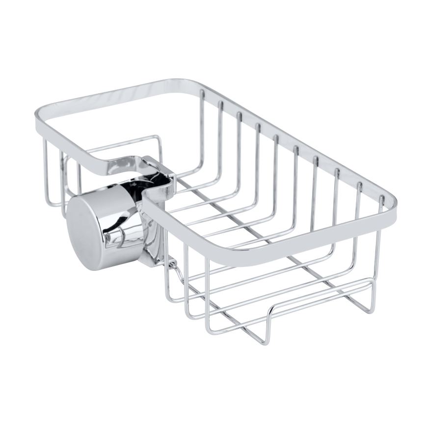 WENKO 25678100 - Košík FLORESTA 24x14 cm strieborný