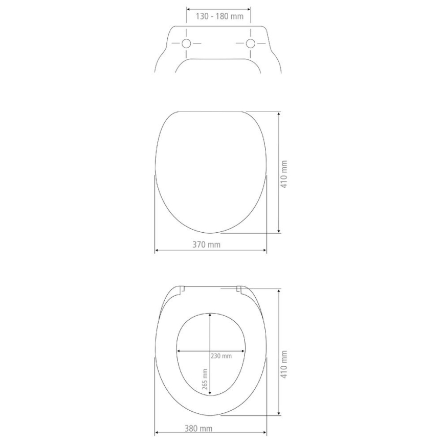 WENKO 25792100 - WC sedátko PRIMA 37x41 cm žlté/strieborné