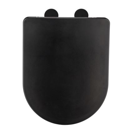 WENKO 26029100 - toaletné sedadlo GALATI 46x36 cm čierne