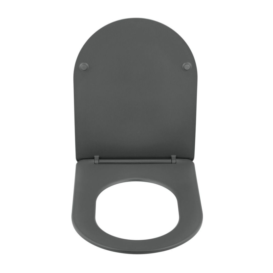 WENKO 26030100 - WC sedadlo GALATI 46x36 cm antracit