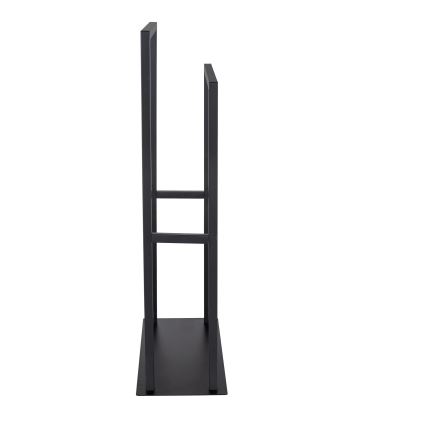 WENKO 26056100 - Stojan na uteráky RIVALTA 46x80 cm nerez/čierna