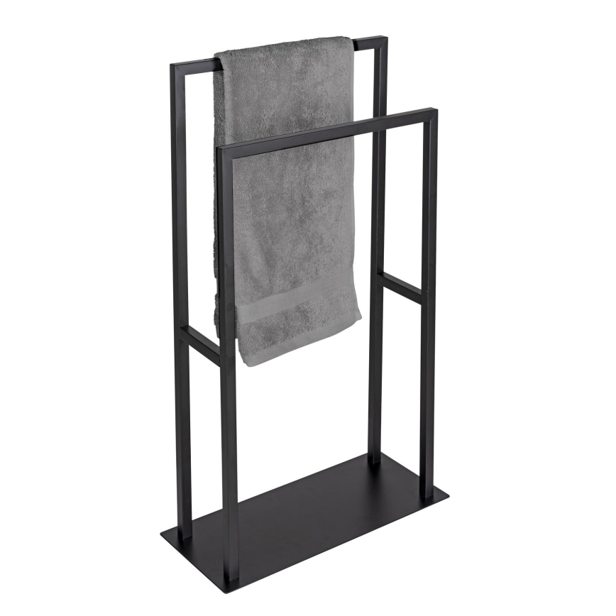 WENKO 26056100 - Stojan na uteráky RIVALTA 46x80 cm nerez/čierna