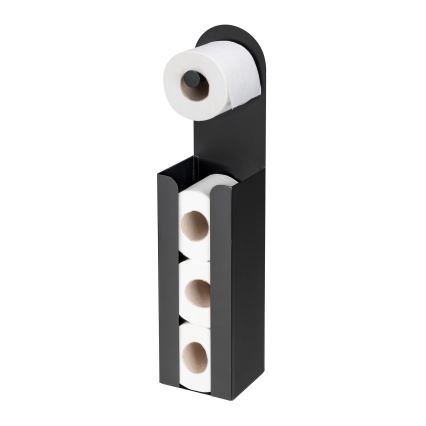 WENKO 26059100 - Držiak rolí AGIRA 12x54 cm čierny