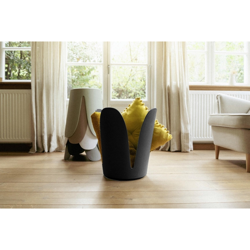 WENKO 26087100 - Stolička COMISO 44,5x46 cm čierna