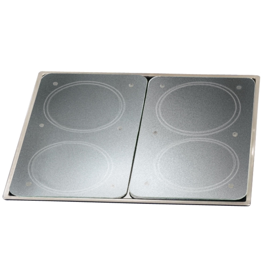 WENKO 2712663100 - Krycia doska 30x52 cm číra/šedá