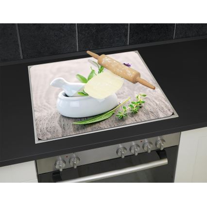 WENKO 2712940500 - Krycia doska ABDECKPLATTE - Vhodná pre potraviny, 56x50 cm, pestrofarebná/priehľadná