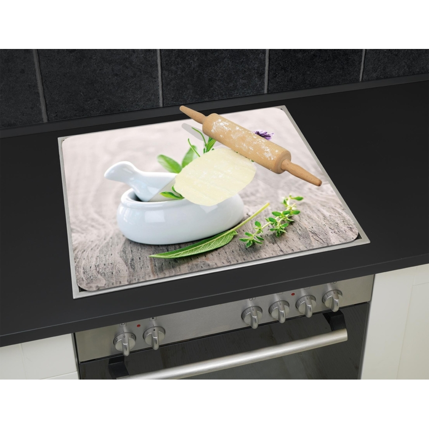 WENKO 2712940500 - Krycia doska ABDECKPLATTE - Vhodná pre potraviny, 56x50 cm, pestrofarebná/priehľadná