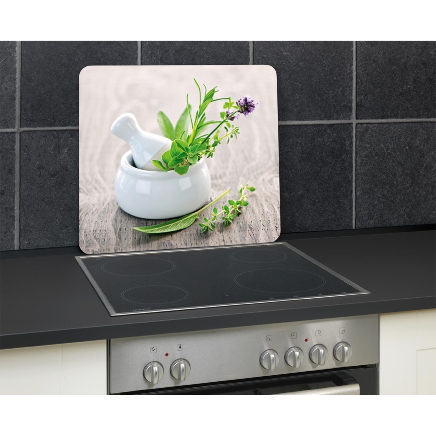 WENKO 2712940500 - Krycia doska ABDECKPLATTE - Vhodná pre potraviny, 56x50 cm, pestrofarebná/priehľadná