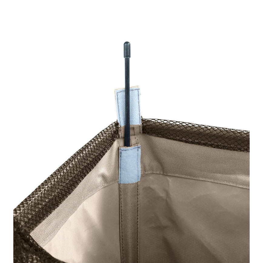 WENKO 3450113100 - Prádelný kôš CORNO 18,5x60 cm béžová/čierna