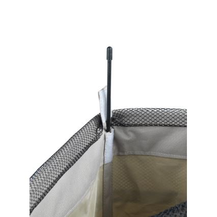 WENKO 3450117100 - Kôš na bielizeň CORNO 18,5x60 cm béžový/čierny