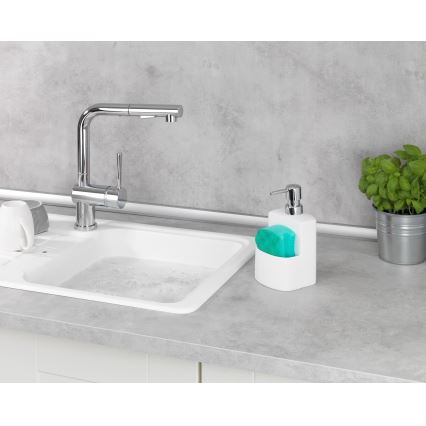 WENKO 3620115100 - Dávkovač mydla FESTIVAL 10x18 cm biely