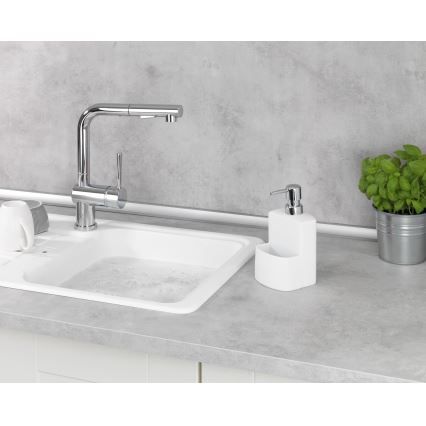 WENKO 3620115100 - Dávkovač mydla FESTIVAL 10x18 cm biely