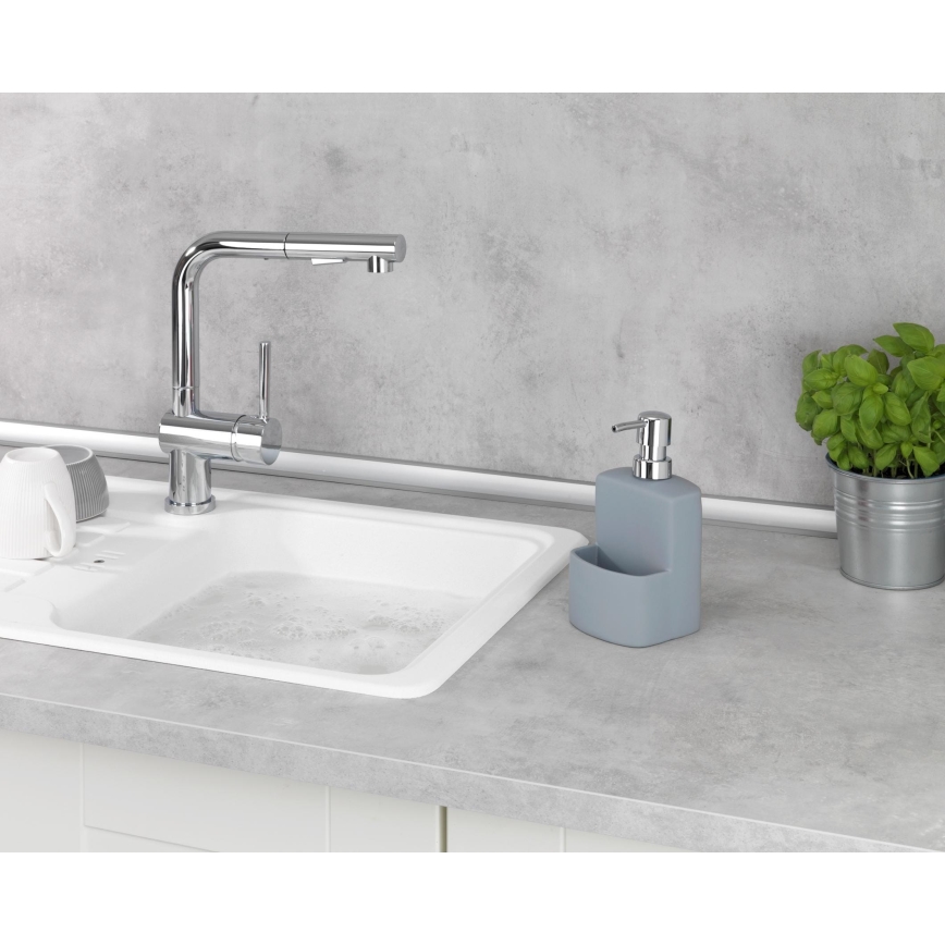 WENKO 3620116100 - Dávkovač mydla FESTIVAL 10x18 cm šedý