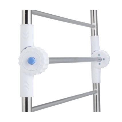 WENKO 3772020100 - Sušiak PROFI 65x150 cm nerez/strieborná/biela