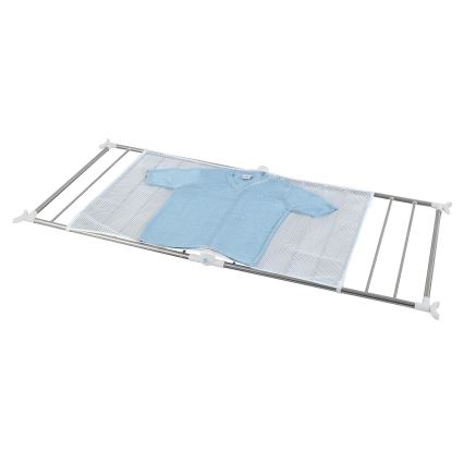 WENKO 3772020100 - Sušiak PROFI 65x150 cm nerez/strieborná/biela