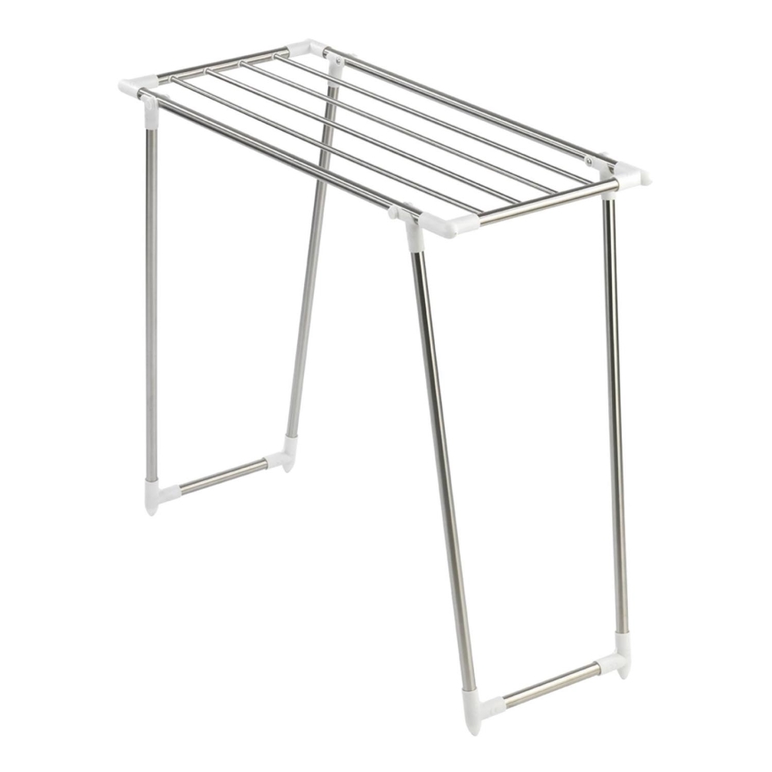 WENKO 3774020100 - Sušiak na bielizeň PROFI SINGLE 87x79 cm nerez/strieborná/biela