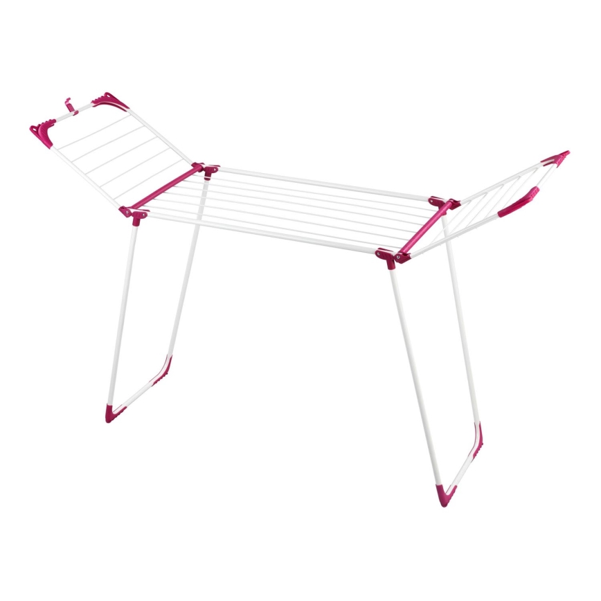 WENKO 3774021100 - Sušiak na bielizeň SUMMER DRY 153x76 cm biela/ružová