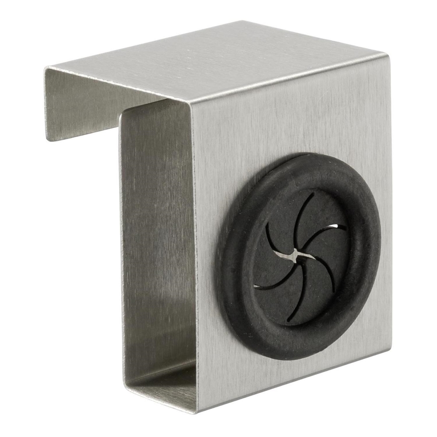 WENKO 4368060100 - Háčik PUSH 5x6 cm strieborná/čierna