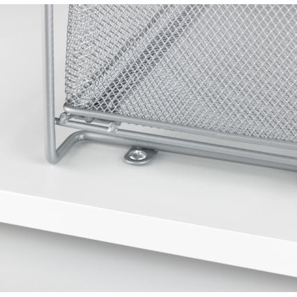 WENKO 53140800 - Polica GIOMA 35x33,5 cm, strieborná