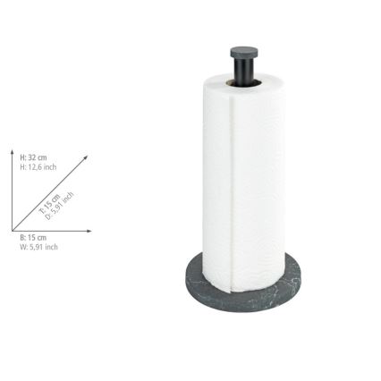 WENKO 53212100 - Držiak na utierky 15x32 cm čierny