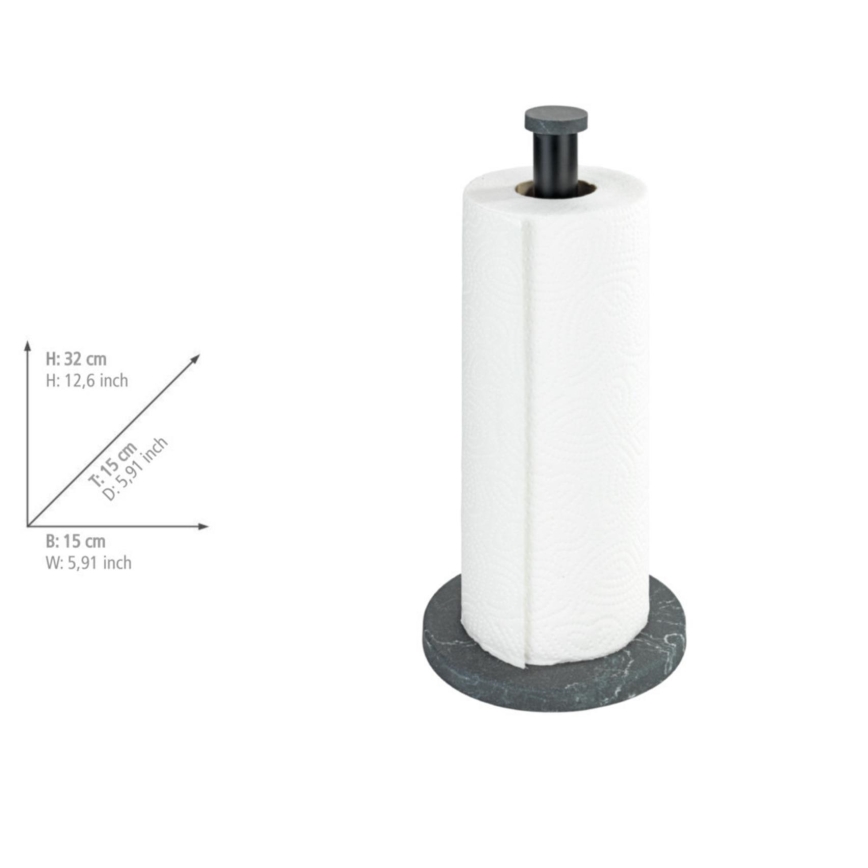 WENKO 53212100 - Držiak na utierky 15x32 cm čierny