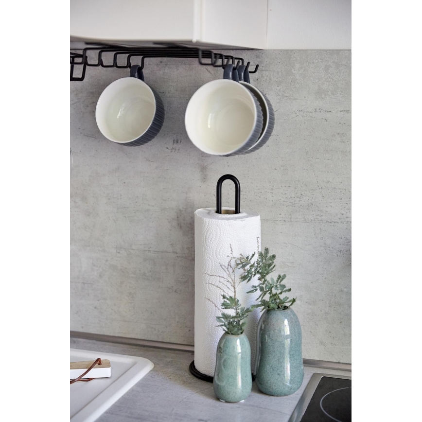 WENKO 53256100 - Držiak na utierky 12,5x32,5 cm čierna