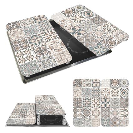 WENKO 53904100 - Kryt varnej dosky 30x52 cm pestrofarebný/sivý/priehľadný